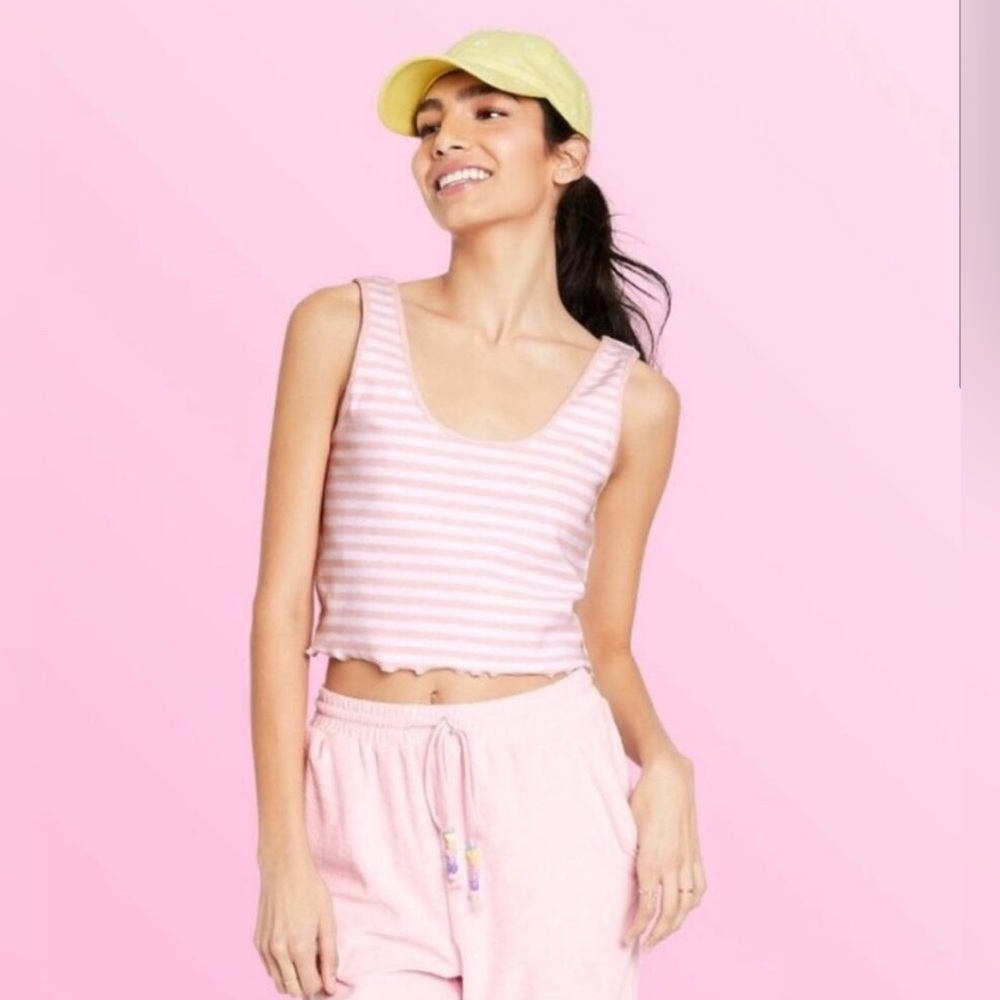 STONEY CLOVER Fitted Crop Tank Top